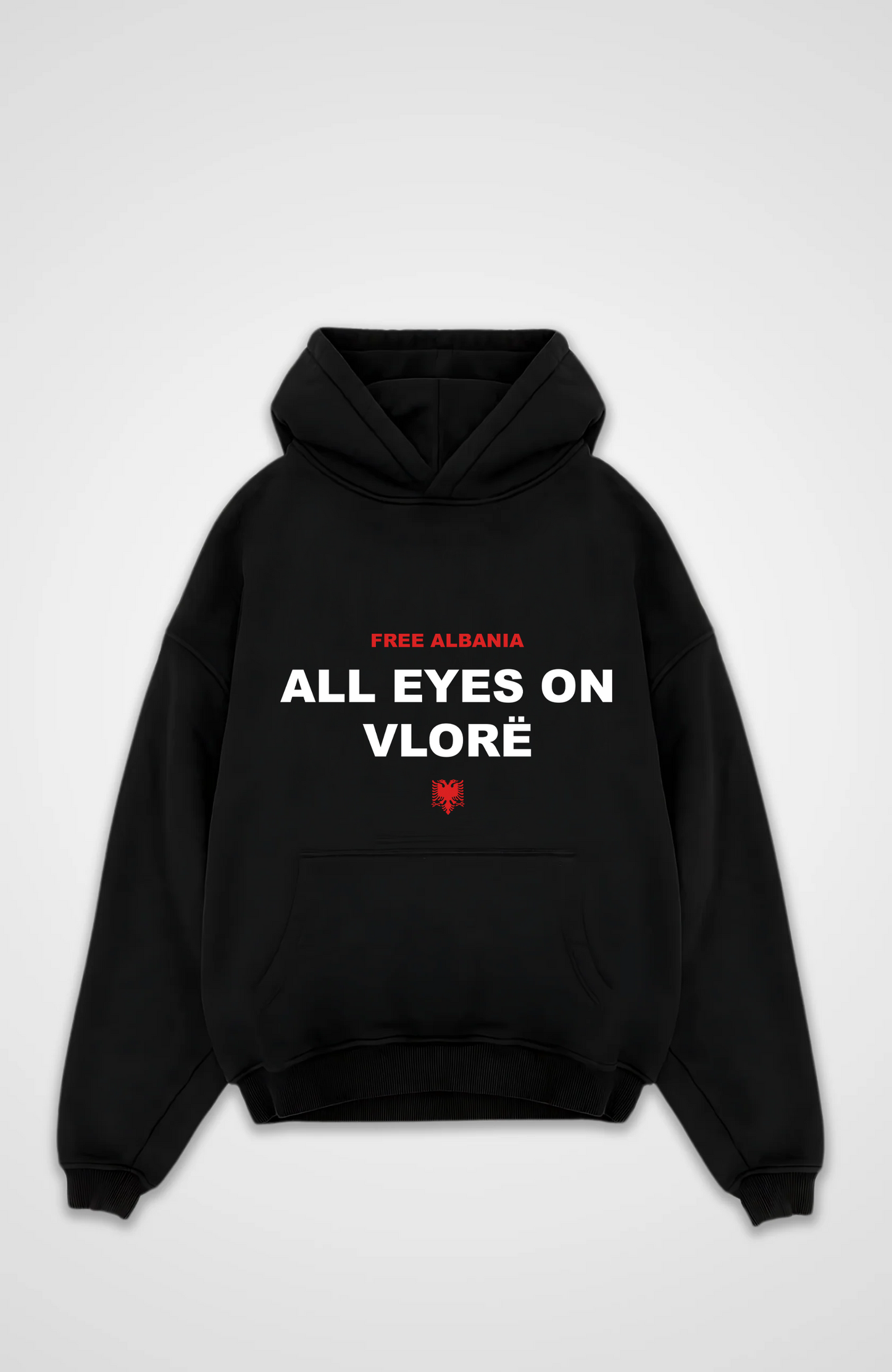 All Eyes on Vlore Oversized Hoodie