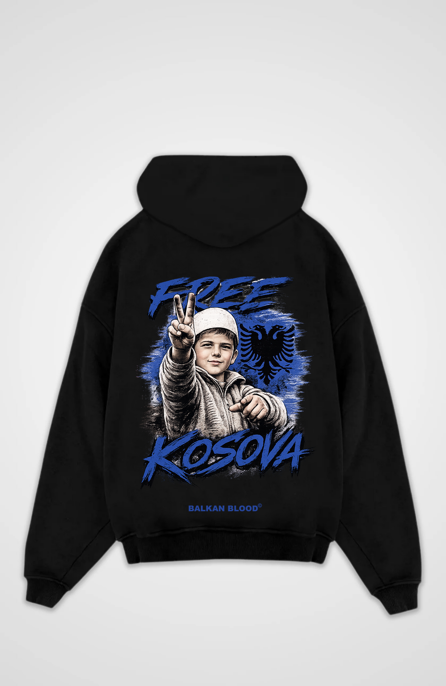Free Kosova 2.0 Oversized Hoodie