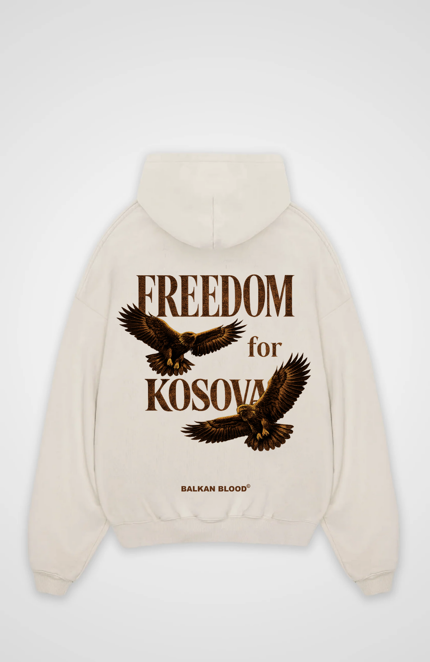 Freedom for Kosova Oversized Hoodie