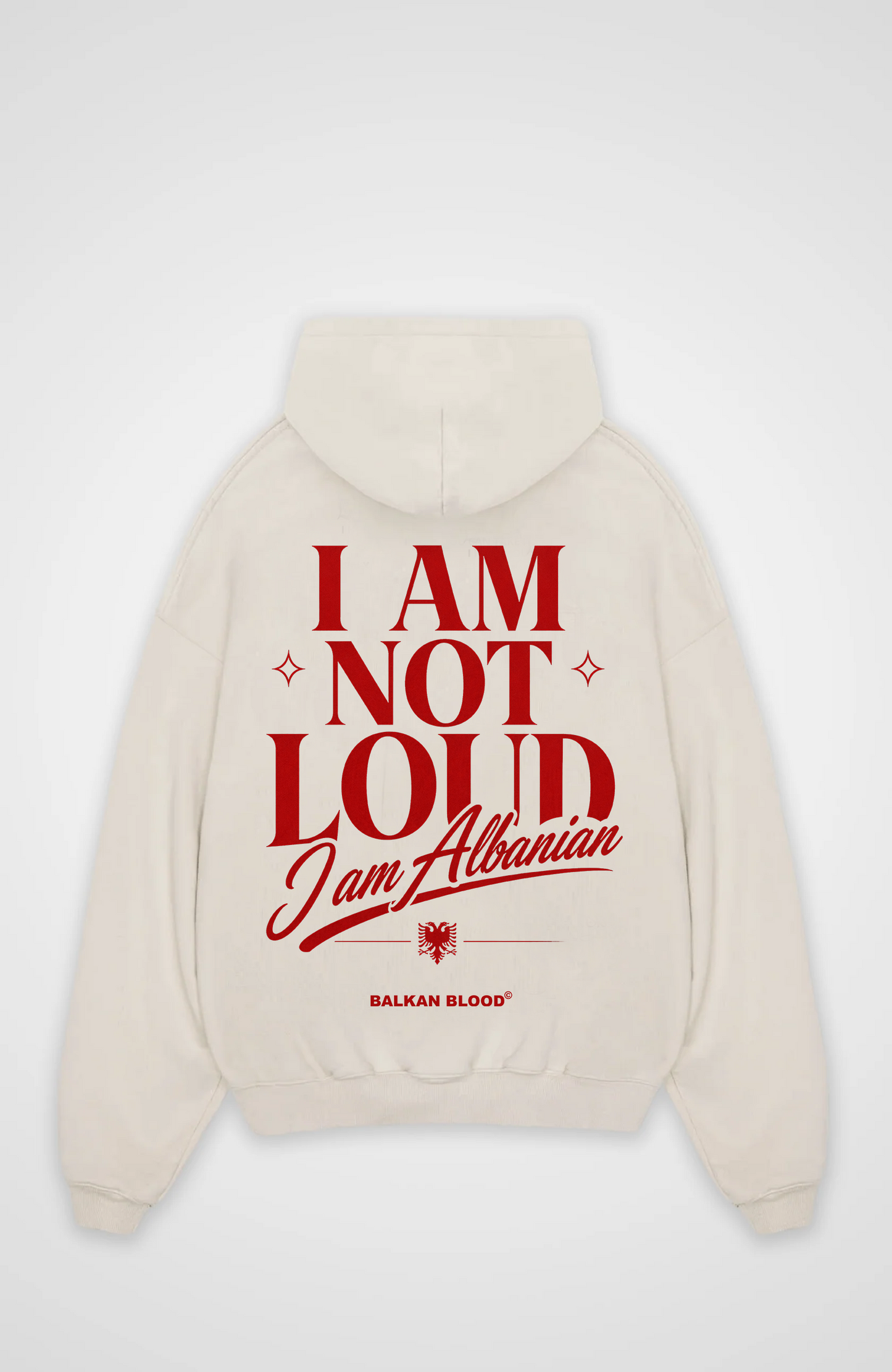 I am not loud Oversized Hoodie