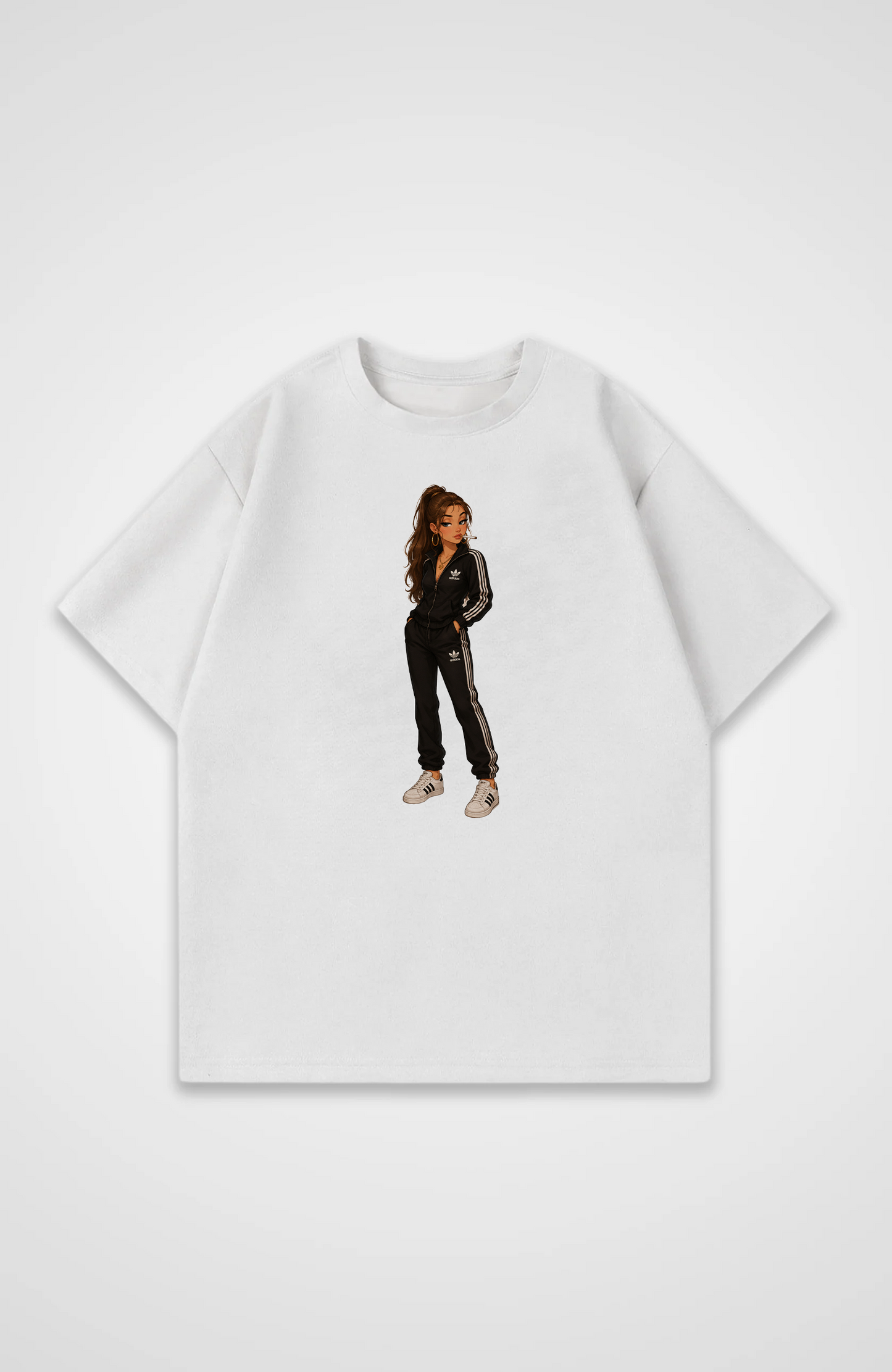 Albanian Girl Oversized Shirt