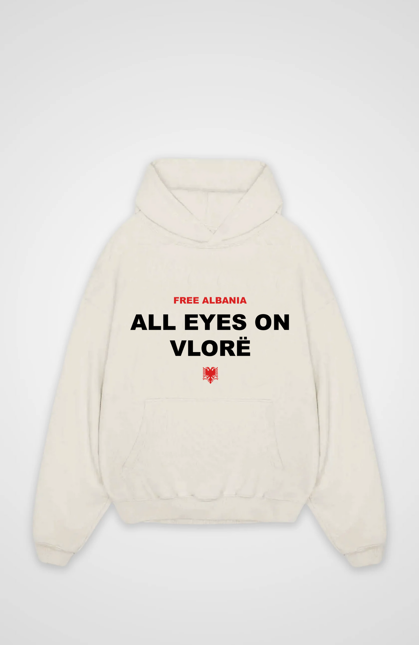 All Eyes on Vlore Oversized Hoodie