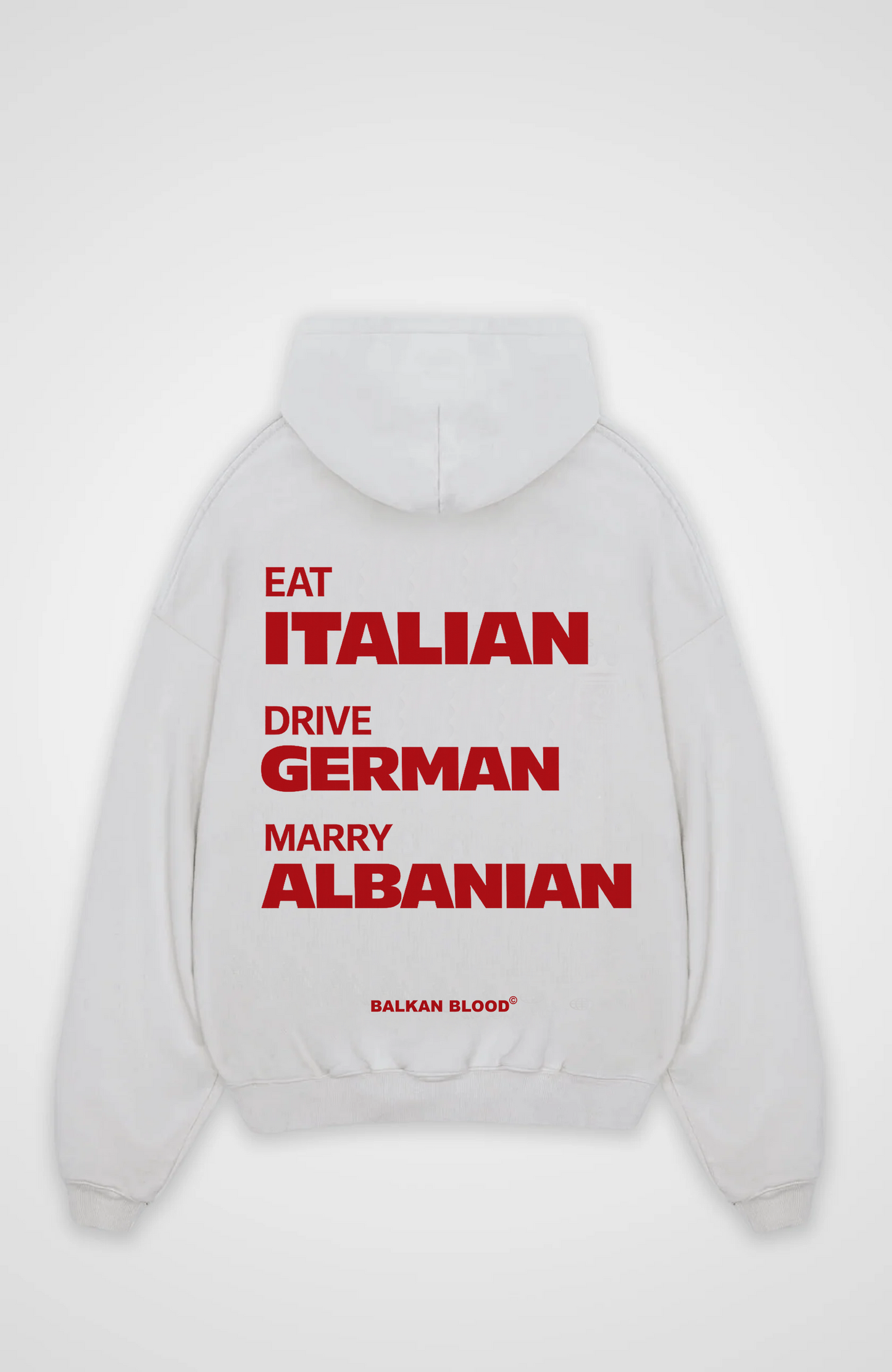 Eat drive marry Oversized Hoodie