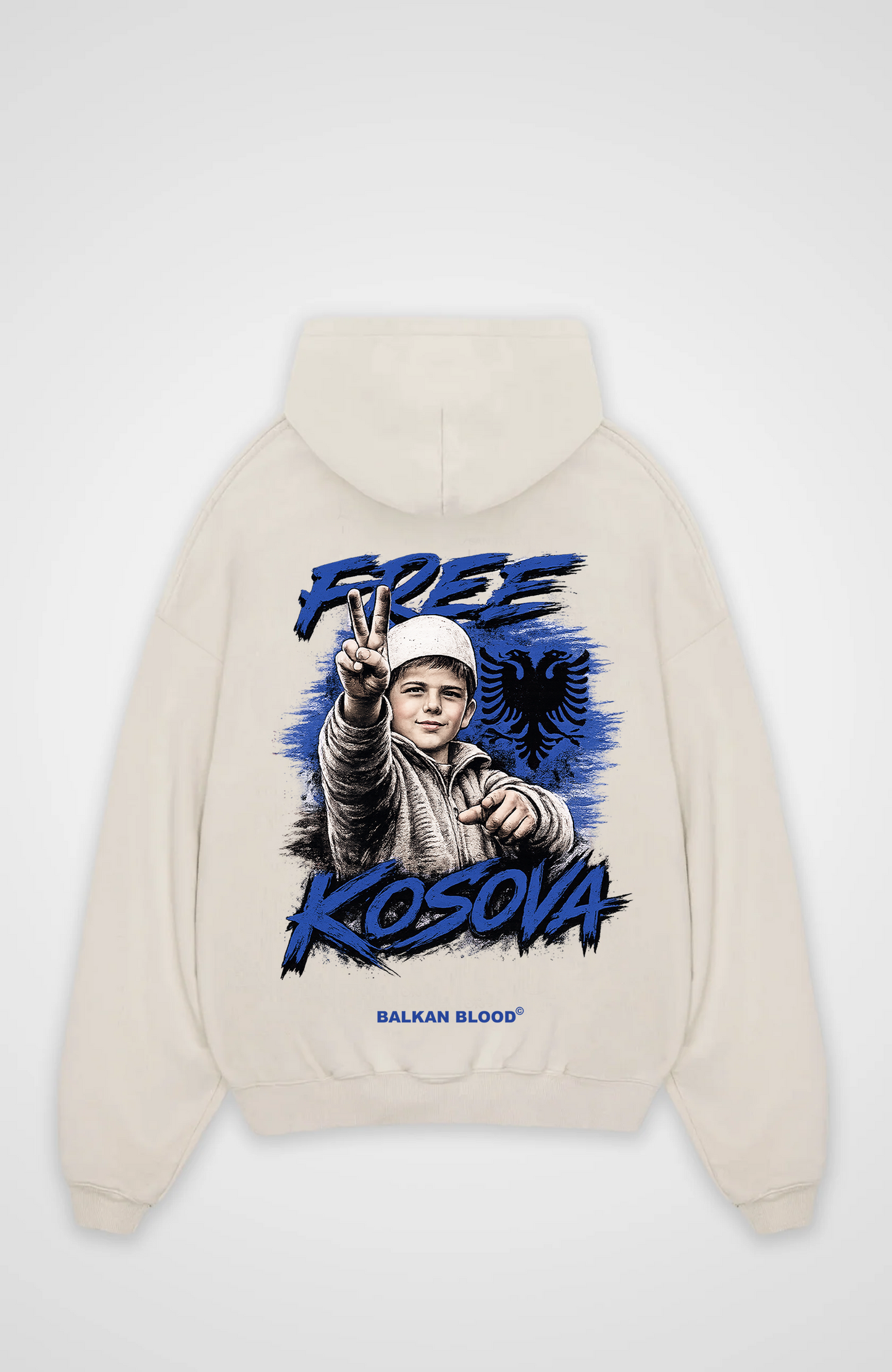 Free Kosova 2.0 Oversized Hoodie