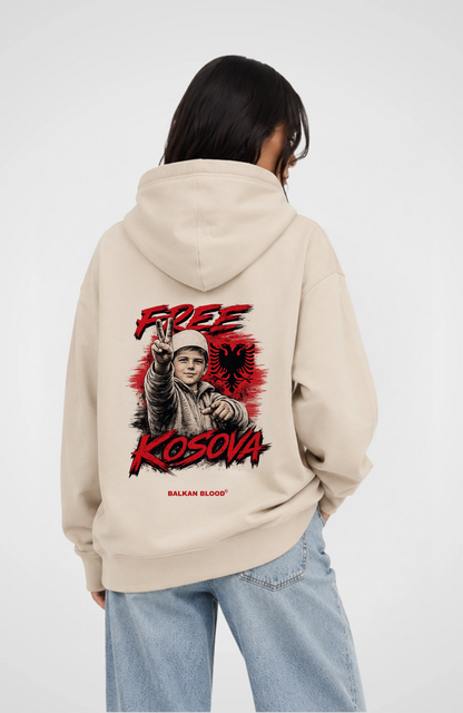 Free Kosova Oversized Hoodie