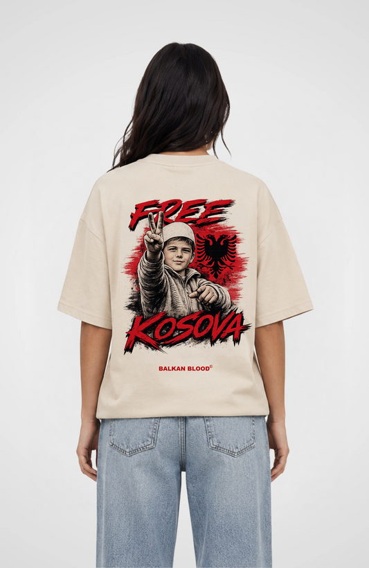 Free Kosova Oversized Shirt