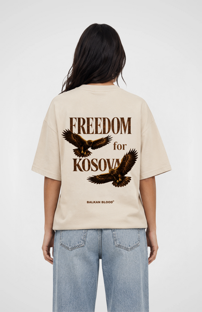 Freedom for Kosovo Oversized T-Shirt