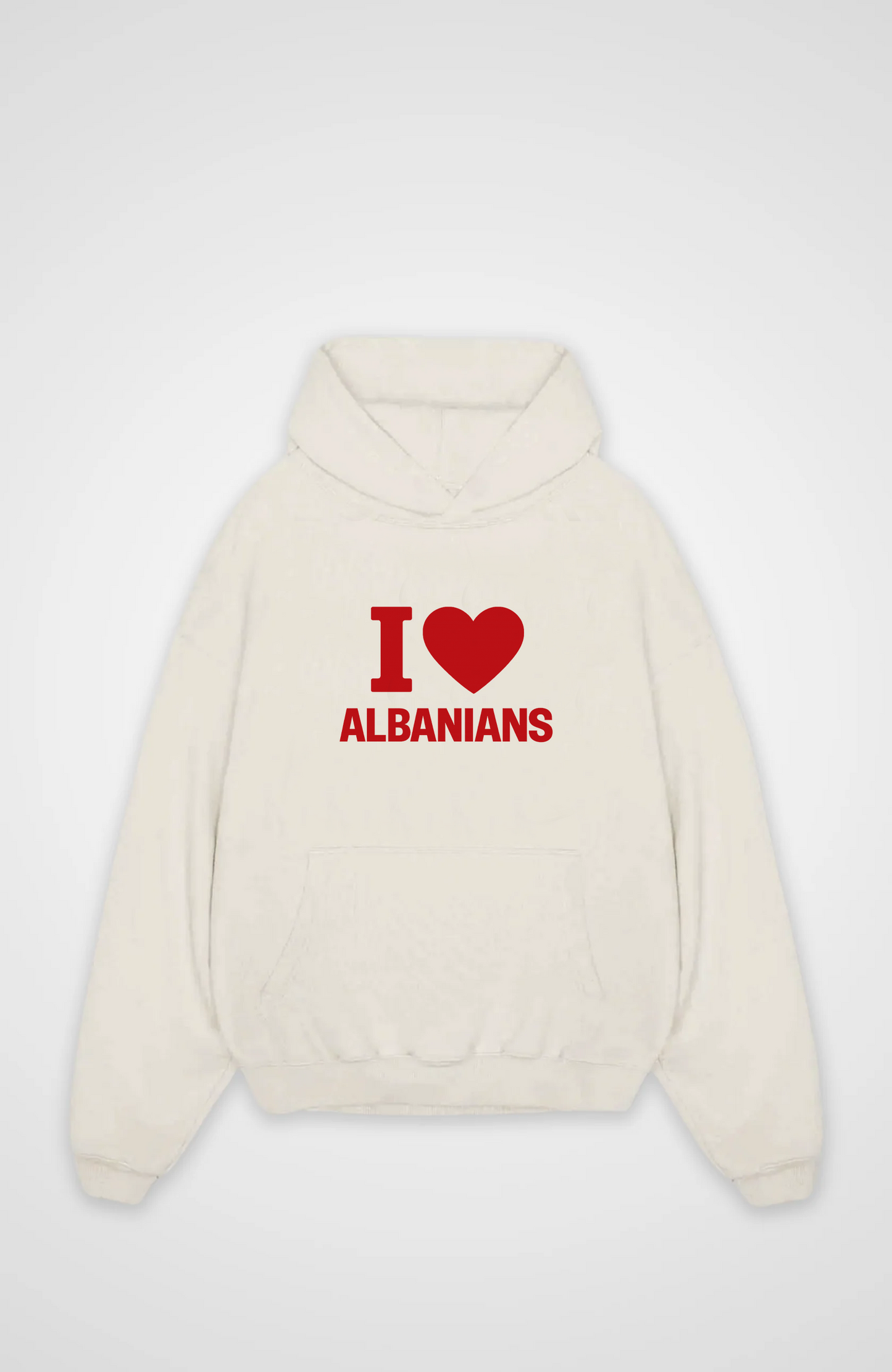 I love Albanians Oversized Hoodie