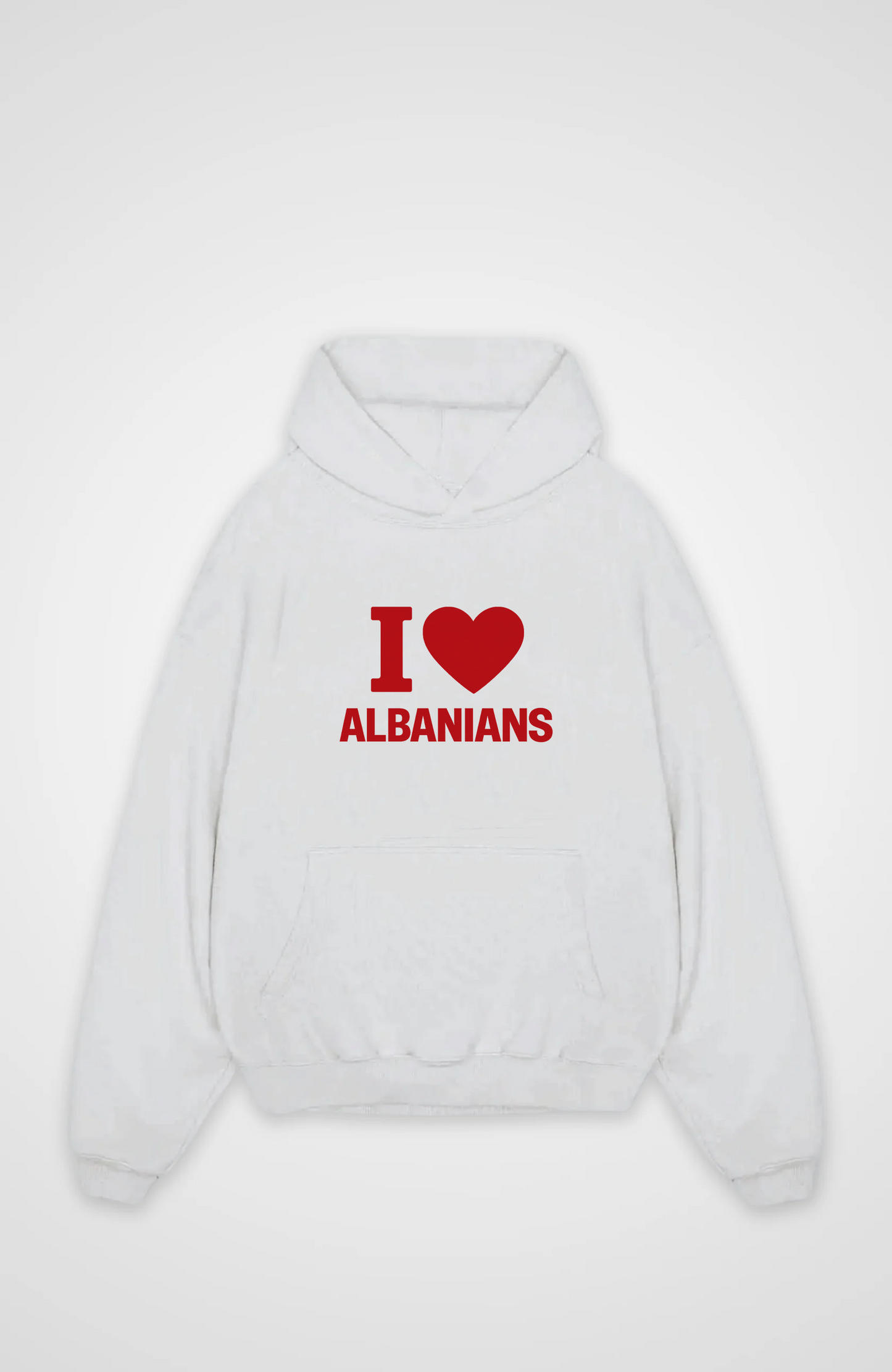I love Albanians Oversized Hoodie