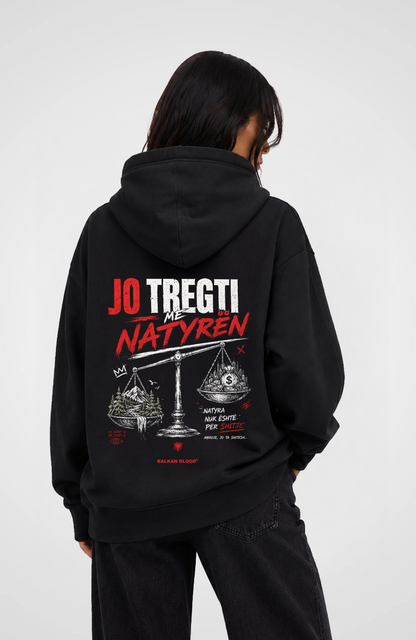 Nature Over Profit Oversized Hoodie