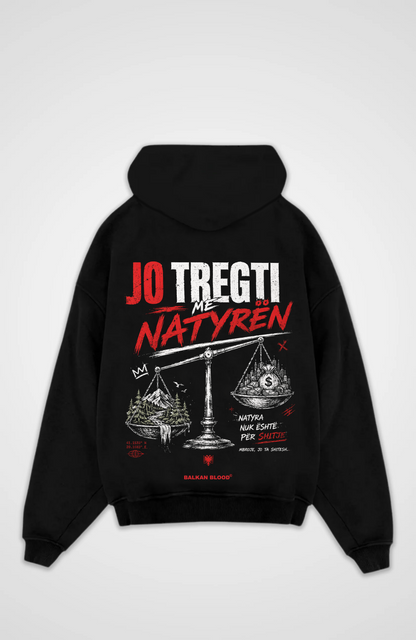 Nature Over Profit Oversized Hoodie
