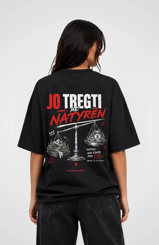 Nature Over Profit Oversized Shirt