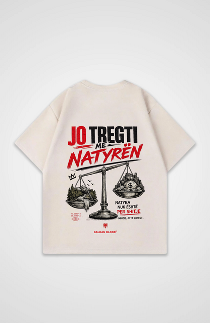 Nature Over Profit Oversized Shirt