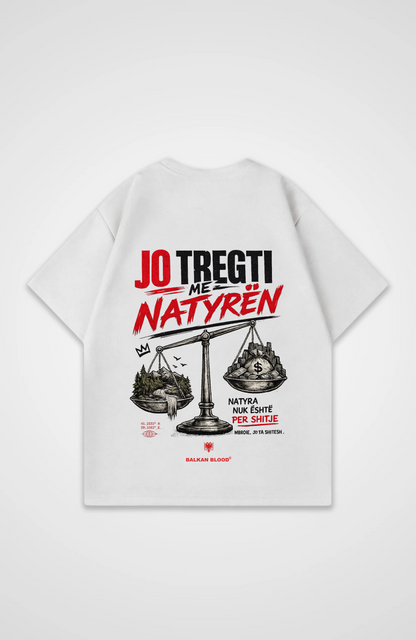 Nature Over Profit Oversized Shirt