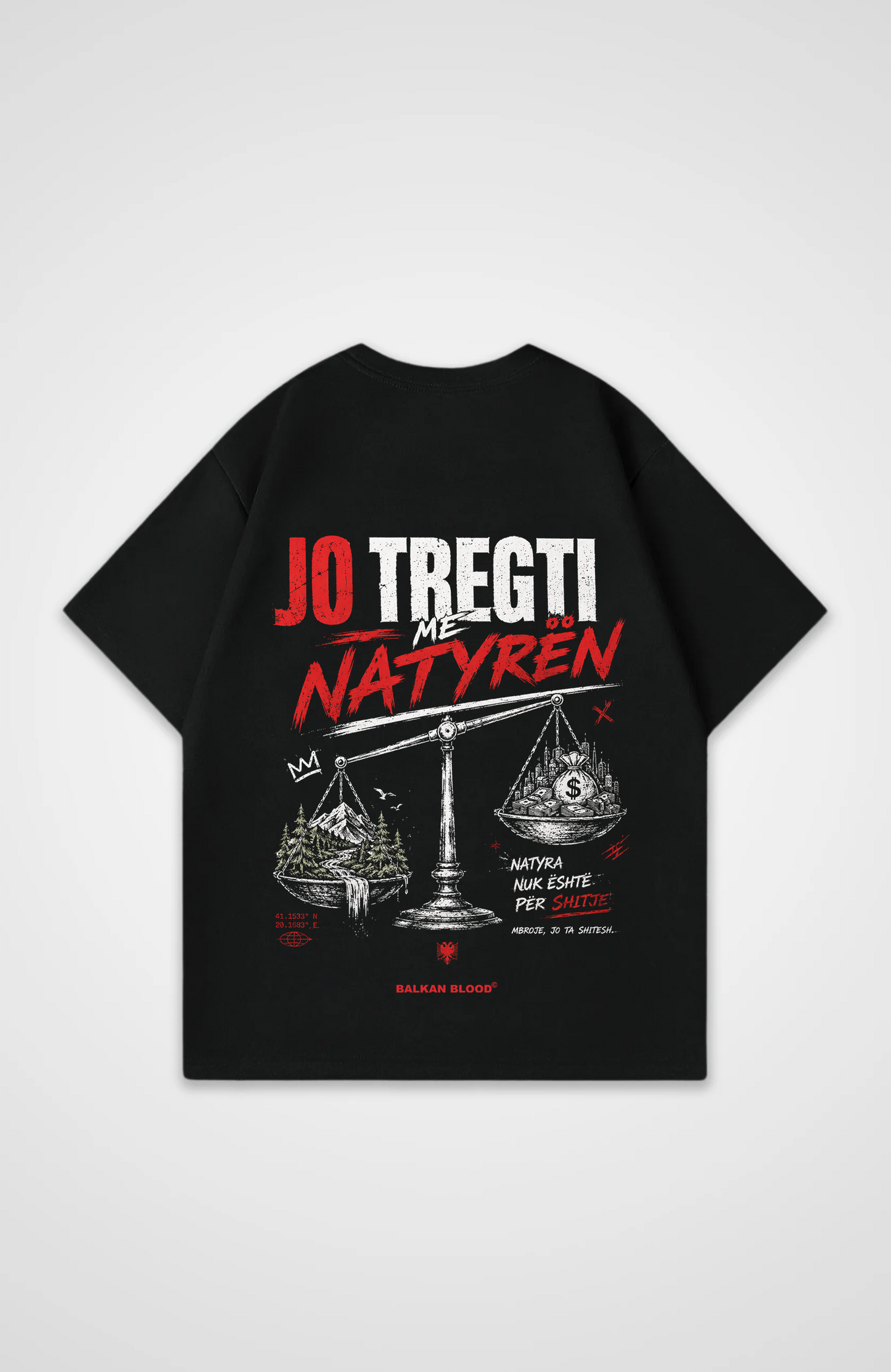 Nature Over Profit Oversized Shirt