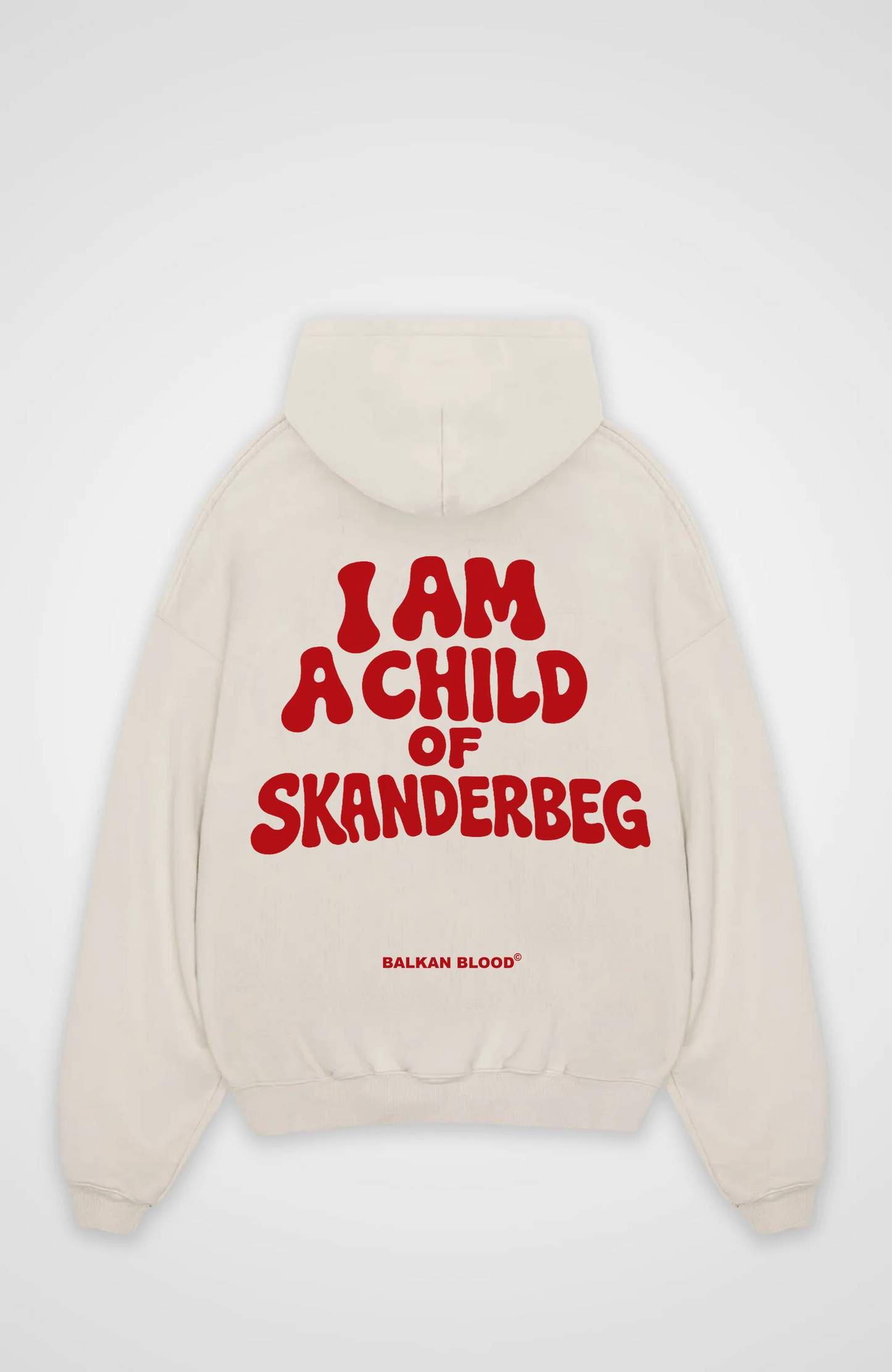 I am a Child of Skanderbeg Oversized Hoodie