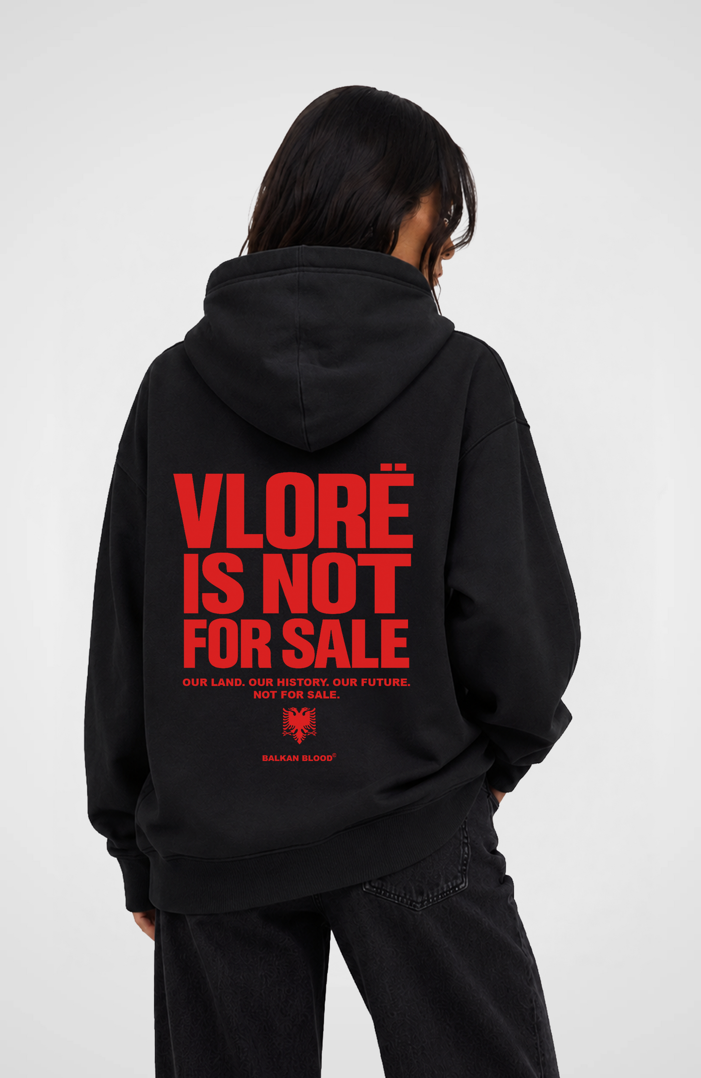 Vlore is not for sale Oversized Hoodie