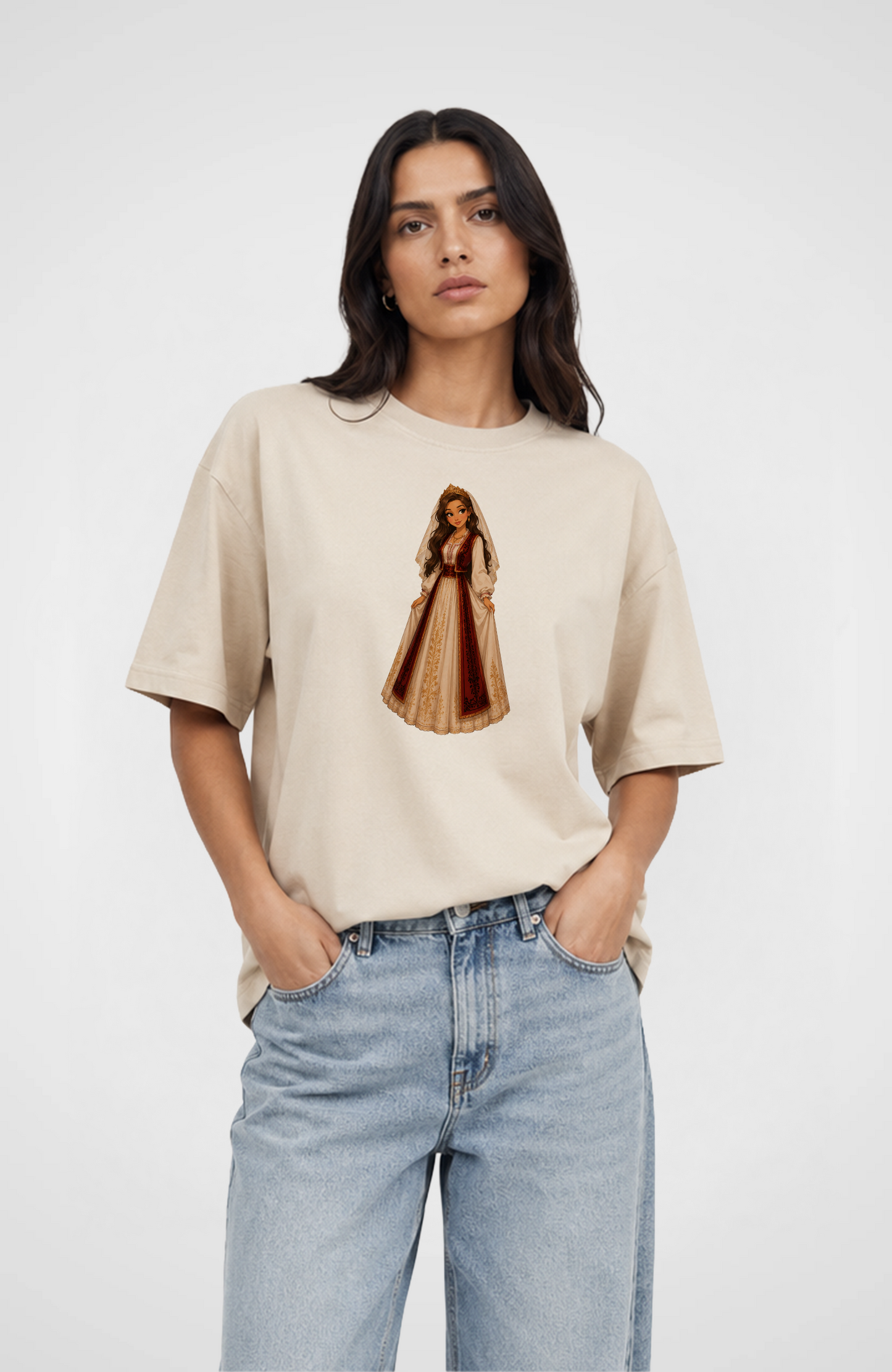 Albanian princess Oversized Shirt