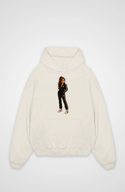 Albanian girl Oversized Hoodie