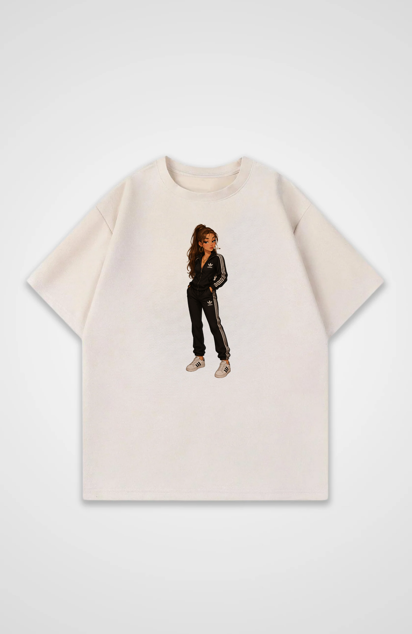 Albanian Girl Oversized Shirt