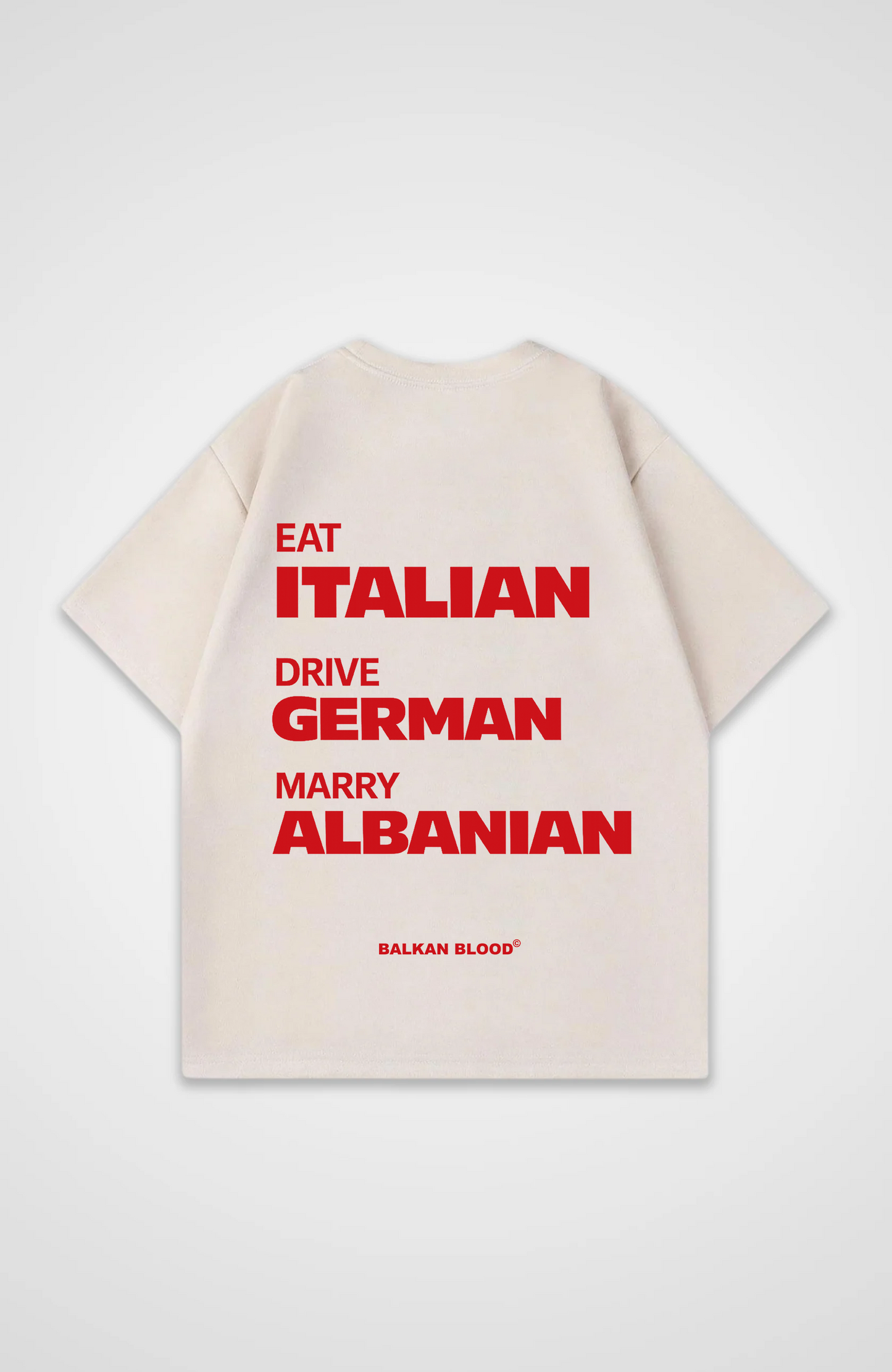 Eat drive marry Oversized Shirt
