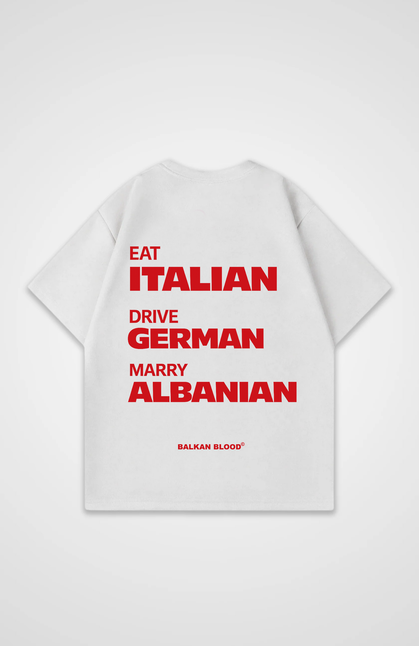 Eat drive marry Oversized Shirt