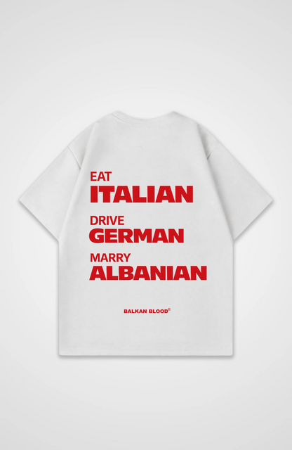 Eat drive marry Oversized Shirt