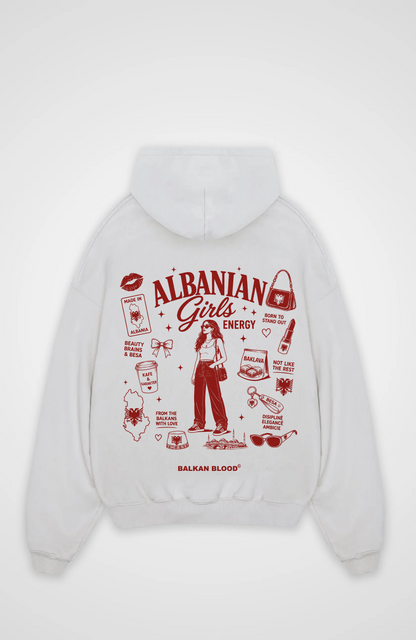 Albanian Girls Energy Oversized Hoodie