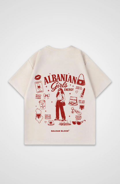 Albanian Girls Energy Oversized Shirt