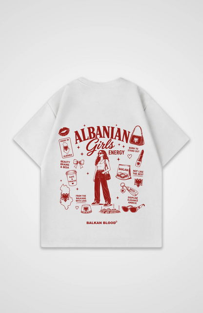 Albanian Girls Energy Oversized Shirt