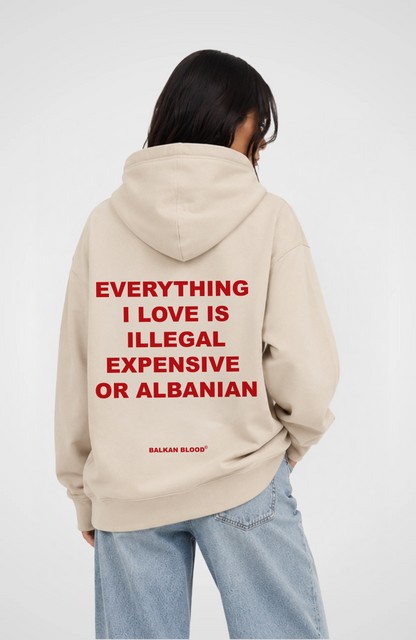 Everything I love  Oversized Hoodie